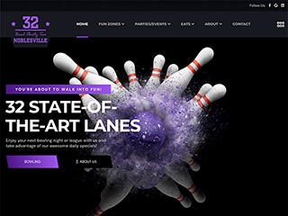 Bowling Center Web Design