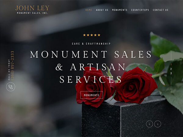 John Ley Monument Sales