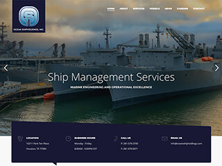Shipping Web Design