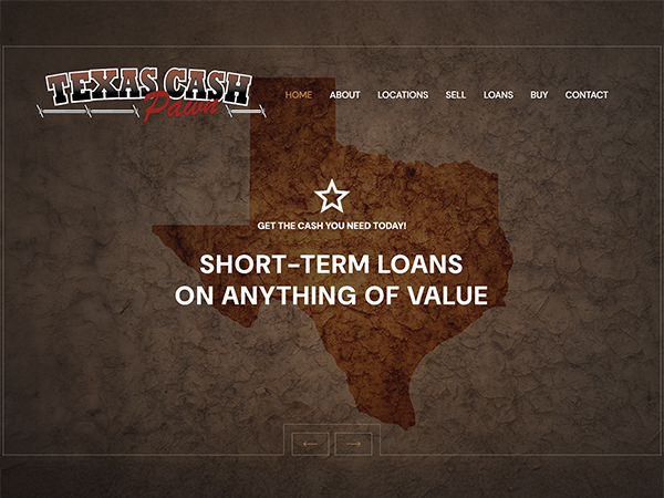 Texas Cash Pawn Website